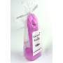 Крафтове мило-член із присоскою Чистий Кайф Violet size L, натуральне