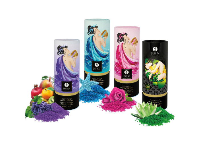 Пінлива сіль для ванни Shunga Dead Sea salt Oriental Crystals — Ocean Temptations (500 г) Пінлива сіль для ванни Shunga Dead Sea salt Oriental Crystals — Ocean Temptations (500 г)