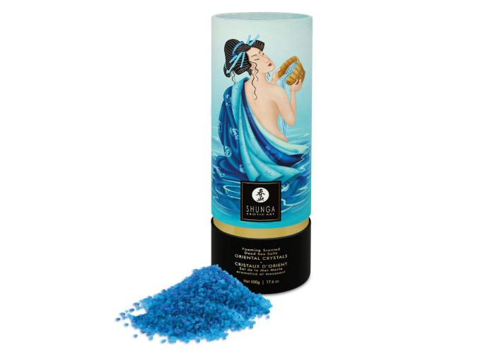 Пінлива сіль для ванни Shunga Dead Sea salt Oriental Crystals — Ocean Temptations (500 г) Пінлива сіль для ванни Shunga Dead Sea salt Oriental Crystals — Ocean Temptations (500 г)