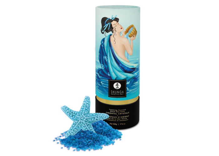 Пінлива сіль для ванни Shunga Dead Sea salt Oriental Crystals — Ocean Temptations (500 г) Пінлива сіль для ванни Shunga Dead Sea salt Oriental Crystals — Ocean Temptations (500 г)