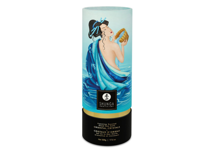 Пінлива сіль для ванни Shunga Dead Sea salt Oriental Crystals — Ocean Temptations (500 г) Пінлива сіль для ванни Shunga Dead Sea salt Oriental Crystals — Ocean Temptations (500 г)