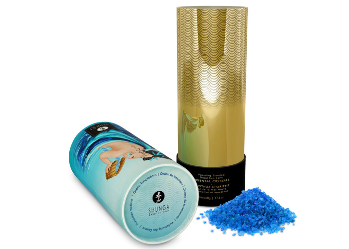 Пінлива сіль для ванни Shunga Dead Sea salt Oriental Crystals — Ocean Temptations (500 г) Пінлива сіль для ванни Shunga Dead Sea salt Oriental Crystals — Ocean Temptations (500 г)