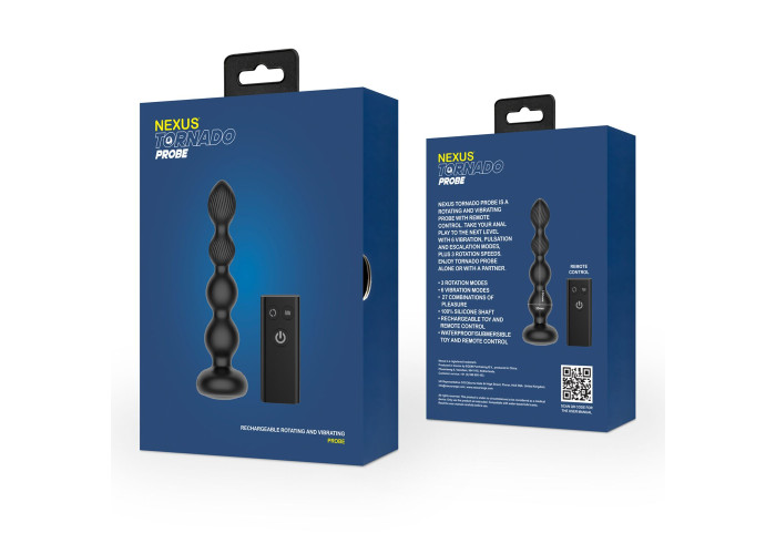 Анальний вібратор Nexus Tornado Probe Edition Анальний вібратор Nexus Tornado Probe Edition