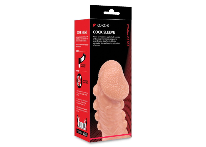 Насадка на член Kokos Cock Sleeve CS 008 M Насадка на член Kokos Cock Sleeve CS 008 M