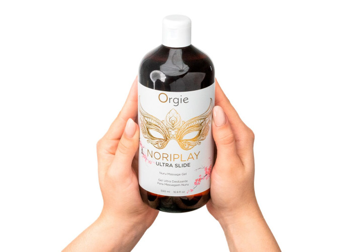 Гель для NURU-масажу Orgie – Noriplay Ultra Slide (500 мл), екстракт морських водоростей, простирадло Гель для NURU-масажу Orgie – Noriplay Ultra Slide (500 мл), екстракт морських водоростей, простирадло