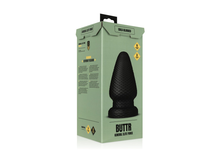 Анальна пробка BUTTR - Cold Blooded Scaled Butt Plug Анальна пробка BUTTR - Cold Blooded Scaled Butt Plug