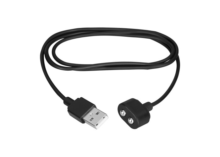Зарядка (запасний кабель) для іграшок Satisfyer USB charging cable Black Зарядка (запасний кабель) для іграшок Satisfyer USB charging cable Black