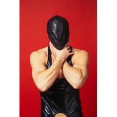 Закритий шкіряний капюшон D&A Deprivation mask Leather Закритий шкіряний капюшон D&A Deprivation mask Leather