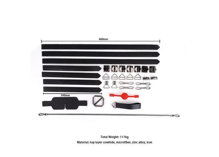 БДСМ-набір LOCKINK Bondage & Restraint Black Set БДСМ-набір LOCKINK Bondage & Restraint Black Set