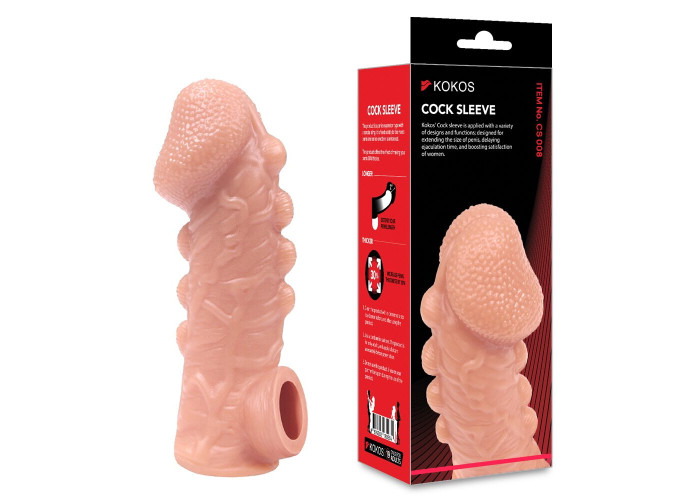 Насадка на член Kokos Cock Sleeve CS 008 L Насадка на член Kokos Cock Sleeve CS 008 L