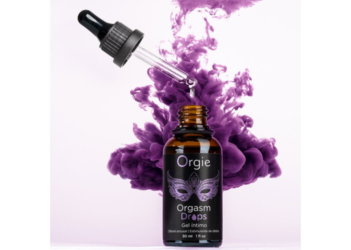 Збуджувальні краплі для клітора Orgie Orgasm Drops, 30 мл, ефект розігріву та охолодження Збуджувальні краплі для клітора Orgie Orgasm Drops, 30 мл, ефект розігріву та охолодження