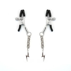 Затискачі для сосків Liebe Seele Lightning Nipple Clamps Silver