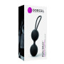 Вагінальні кульки Dorcel Dual Balls Black, діаметр 3,6 см, маса 55 г