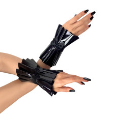 Плісовані манжети на руки Art of Sex - Eva, колір чорний Плісовані манжети на руки Art of Sex - Eva, колір чорний