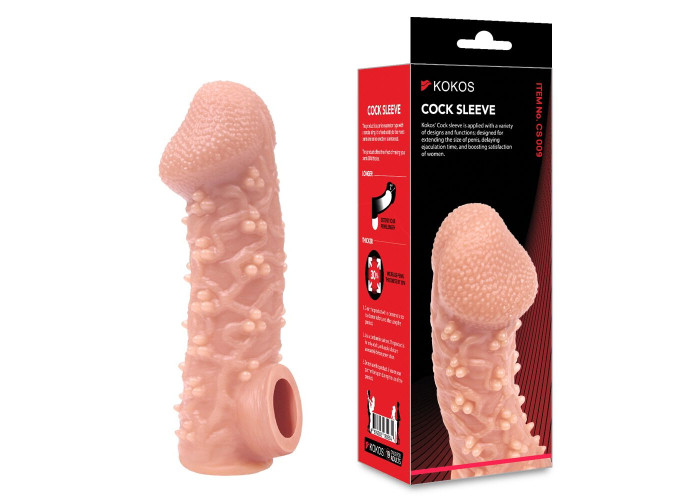 Насадка на член Kokos Cock Sleeve CS 009 M Насадка на член Kokos Cock Sleeve CS 009 M