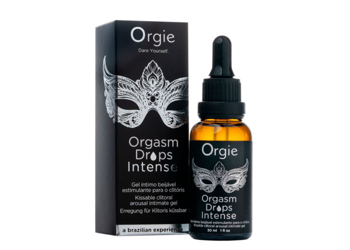 Збуджувальні краплі для клітора Orgie Orgasm Drops Intense, 30 мл, тепло-холод, смак яблука Збуджувальні краплі для клітора Orgie Orgasm Drops Intense, 30 мл, тепло-холод, смак яблука