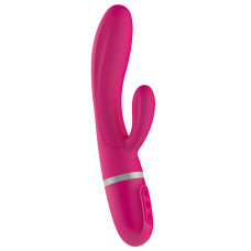 Вібратор-кролик Liebe Bend It Plus Cerise, гнучкий, 2 мотори, 10 режимів Вібратор-кролик Liebe Bend It Plus Cerise, гнучкий, 2 мотори, 10 режимів