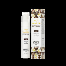 Стимулювальний гель EXSENS Kissable Hot Vanilla Espresso 15мл можна для поцілунків, охолоджувальний Стимулювальний гель EXSENS Kissable Hot Vanilla Espresso 15мл можна для поцілунків, охолоджувальний