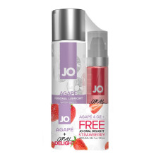 Комплект JO GWP — Agape 120 ml & Oral Delight — Strawberry 30 мл Комплект JO GWP — Agape 120 ml & Oral Delight — Strawberry 30 мл