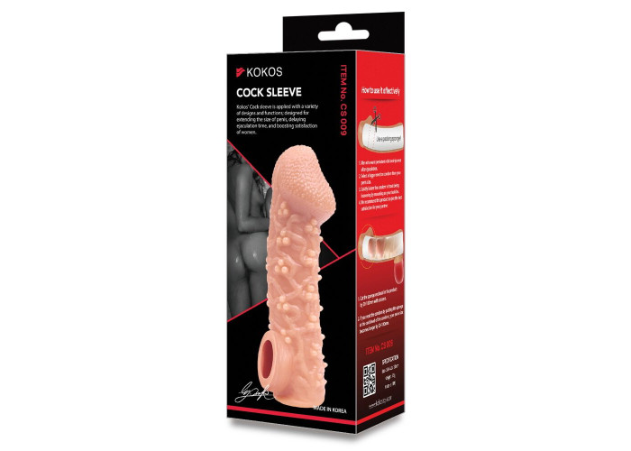 Насадка на член Kokos Cock Sleeve CS 009 L Насадка на член Kokos Cock Sleeve CS 009 L
