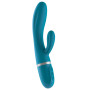 Вібратор-кролик Liebe Bend It Plus Ocean Blue, гнучкий, 2 мотори, 10 режимів Вібратор-кролик Liebe Bend It Plus Ocean Blue, гнучкий, 2 мотори, 10 режимів