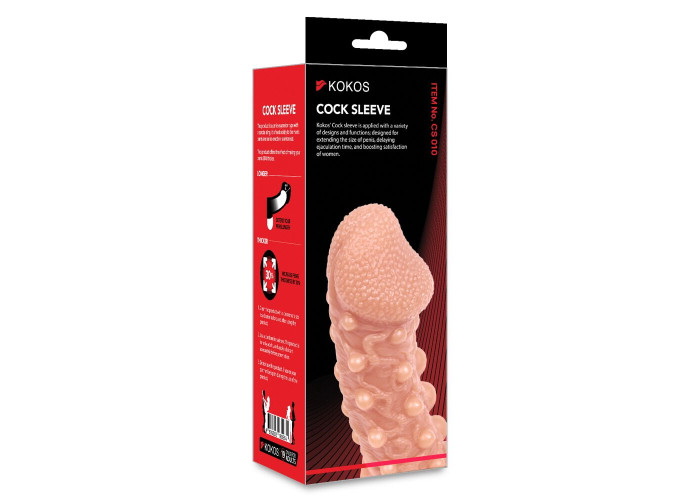 Насадка на член Kokos Cock Sleeve CS 010 M Насадка на член Kokos Cock Sleeve CS 010 M