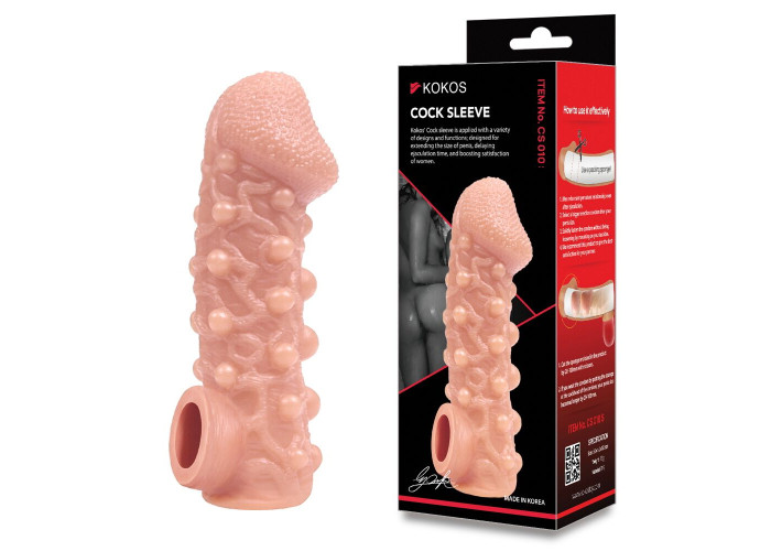 Насадка на член Kokos Cock Sleeve CS 010 M Насадка на член Kokos Cock Sleeve CS 010 M