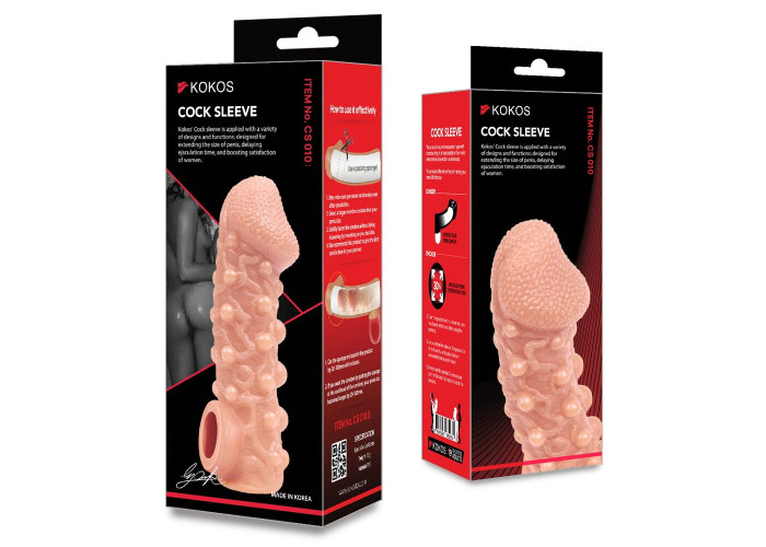 Насадка на член Kokos Cock Sleeve CS 010 M Насадка на член Kokos Cock Sleeve CS 010 M