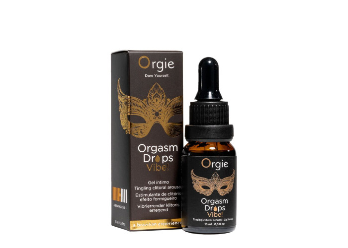 Збуджувальні краплі для клітора Orgie Orgasm Drops Vibe!, 15 мл, тепло-холод, ефект вібрації Збуджувальні краплі для клітора Orgie Orgasm Drops Vibe!, 15 мл, тепло-холод, ефект вібрації