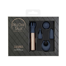 Вібромасажер Pillow Talk Secrets Desires 6-Piece Mini Massager Set - Navy Вібромасажер Pillow Talk Secrets Desires 6-Piece Mini Massager Set - Navy