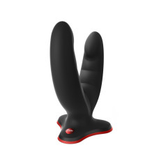 Подвійний фалоімітатор Fun Factory RYDE black, гнучкі стовбури, присоска Подвійний фалоімітатор Fun Factory RYDE black, гнучкі стовбури, присоска