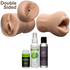 Набір мастурбаторів Doc Johnson The Sasha Grey Experience (2 мастурбатори та аксесуари) Набір мастурбаторів Doc Johnson The Sasha Grey Experience (2 мастурбатори та аксесуари)