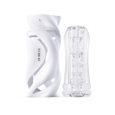 Мастурбатор Dorcel DEEP BLOW WHITE, подвійне використання Мастурбатор Dorcel DEEP BLOW WHITE, подвійне використання