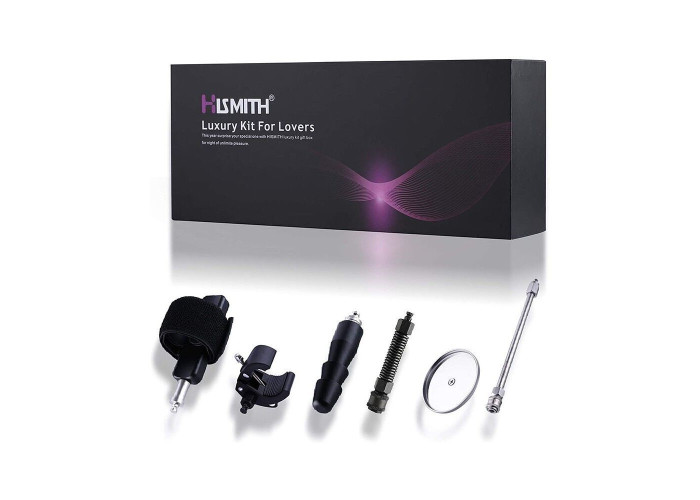 Набір адаптерів для секс-машин Hismith Luxury Kit - KlicLok System Set (пошкоджена упаковка!!!) Набір адаптерів для секс-машин Hismith Luxury Kit - KlicLok System Set (пошкоджена упаковка!!!)
