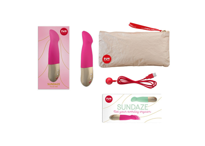 Вібратор-пульсатор Fun Factory SUNDAZE fuchsia pink Вібратор-пульсатор Fun Factory SUNDAZE fuchsia pink