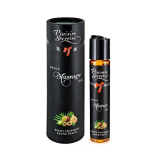 Масажна олія Plaisirs Secrets Exotic Fruits (59мл) з афродизіаками їстівна, подарункове паковання Масажна олія Plaisirs Secrets Exotic Fruits (59мл) з афродизіаками їстівна, подарункове паковання
