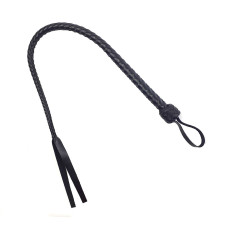 Батіг гнучкий Снейк, натуральна шкіра, колір чорний, довжина - 80 см Батіг гнучкий Снейк, натуральна шкіра, колір чорний, довжина - 80 см