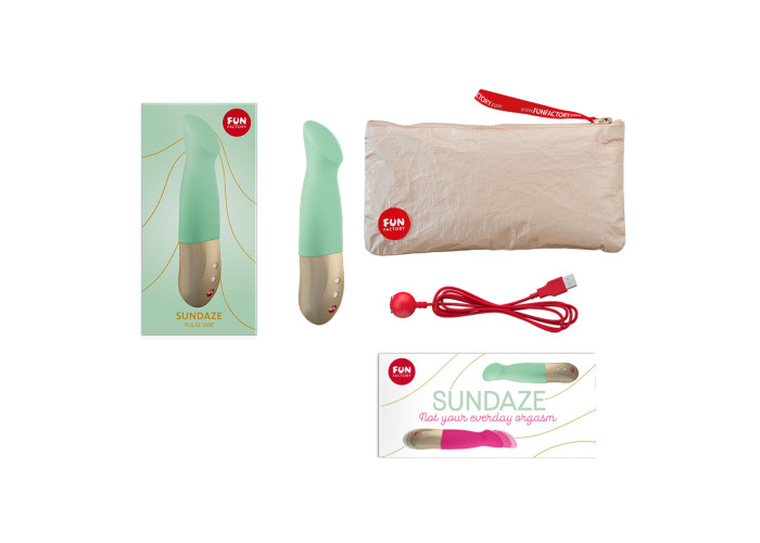 Вібратор-пульсатор Fun Factory SUNDAZE pistachio Вібратор-пульсатор Fun Factory SUNDAZE pistachio