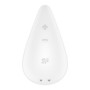 Вібратор для зовнішньої стимуляції Satisfyer Dew Drop White, 2 мотори, 12 режимів, м’який корпус