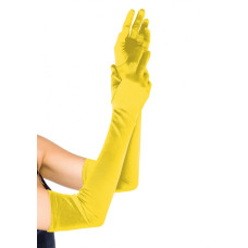 Довгі атласні рукавички Leg Avenue Extra Long Satin Gloves, One Size, жовті Довгі атласні рукавички Leg Avenue Extra Long Satin Gloves, One Size, жовті