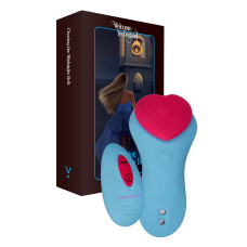 Вібратор у трусики FairyGasm HeartGem blue, на магніті, пульт ДК Вібратор у трусики FairyGasm HeartGem blue, на магніті, пульт ДК