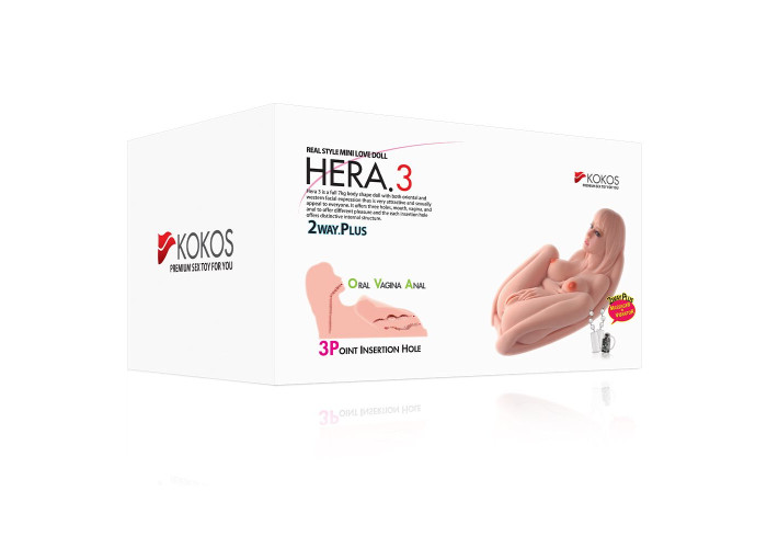 Мастурбатор Kokos Hera 3 2WayPlus з функцією масажу та вібрацією Мастурбатор Kokos Hera 3 2WayPlus з функцією масажу та вібрацією
