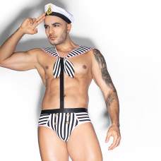 Чоловічий еротичний костюм морячка JSY 9153 One Size Чоловічий еротичний костюм морячка JSY 9153 One Size