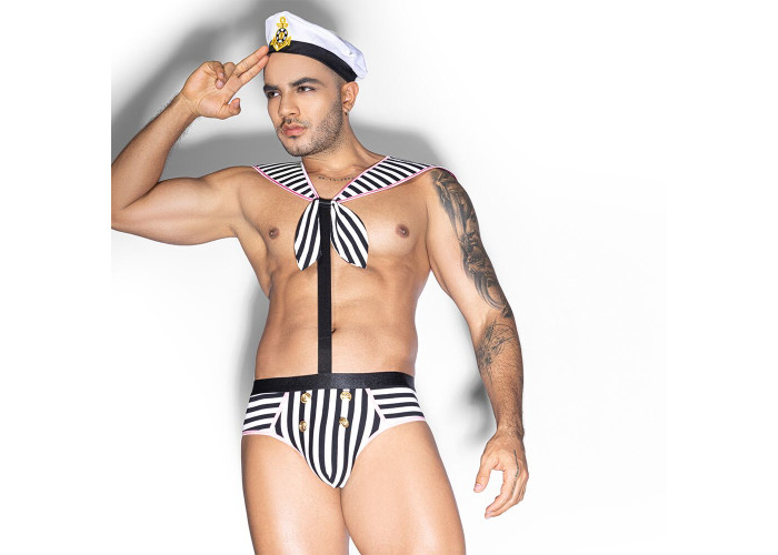 Чоловічий еротичний костюм морячка JSY 9153 One Size Чоловічий еротичний костюм морячка JSY 9153 One Size