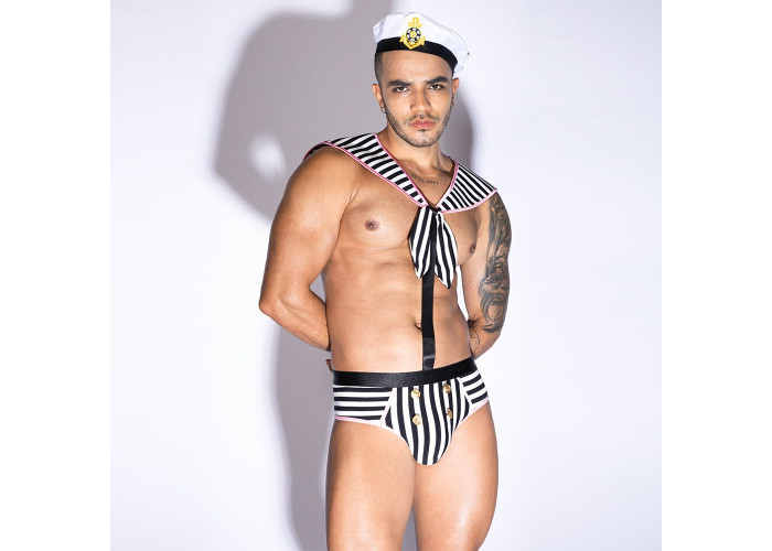 Чоловічий еротичний костюм морячка JSY 9153 One Size Чоловічий еротичний костюм морячка JSY 9153 One Size