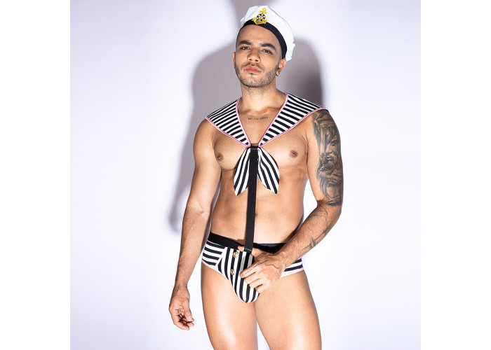 Чоловічий еротичний костюм морячка JSY 9153 One Size Чоловічий еротичний костюм морячка JSY 9153 One Size