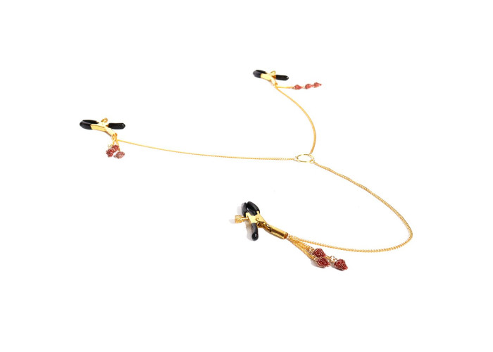 Затискачі для сосків та клітора Art of Sex - Strawberry Затискачі для сосків та клітора Art of Sex - Strawberry