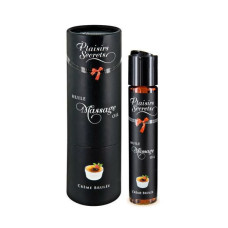 Масажна олія Plaisirs Secrets Creme Brulee (59 мл) з афродизіаками їстівна, подарункове паковання Масажна олія Plaisirs Secrets Creme Brulee (59 мл) з афродизіаками їстівна, подарункове паковання