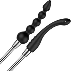 Набір анальних насадок для душу Nexus Advanced Shower Douche Duo Kit – Black, 2 шт Набір анальних насадок для душу Nexus Advanced Shower Douche Duo Kit – Black, 2 шт