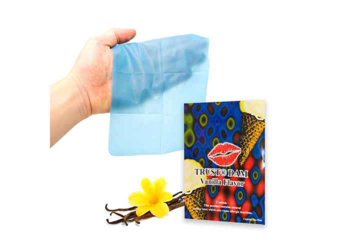 Латексна серветка Latex Dental Dams Vanilla 1 шт Латексна серветка Latex Dental Dams Vanilla 1 шт